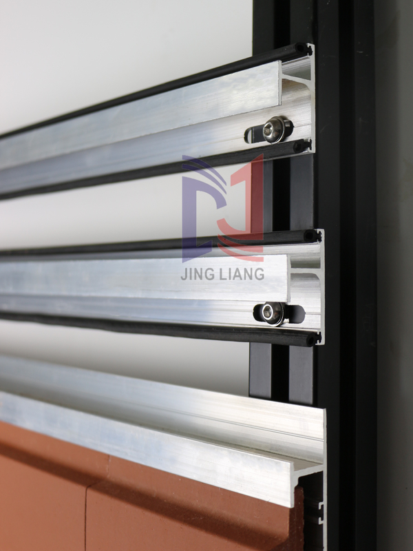 قابلة للتخصيص صناعة فاخرة عالية المقاومة الألومنيوم المنزلق المسار للجبهة التراكوتا نظام دعم